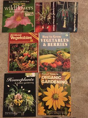 Vintage Gardening 7 Book Bundle Previously Owned